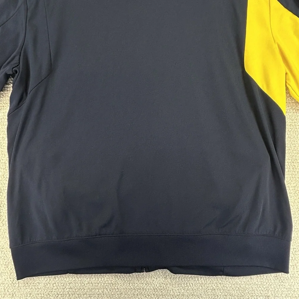 Adidas Sweatshirt Men's 2XL Blue Michigan Wolverines ClimaWarm‎ Full Zip NCAA